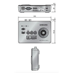 Boitier de Contrôle camera avec Joystick Commande jusque 500m Samsung SPC-300