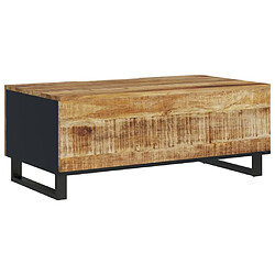 Maison Chic Table basse,Table Console Table d'appoint, Table pour salon 100x54x40cm bois de manguier solide et d'ingénierie -MN47025 pas cher