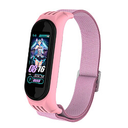 Bracelet en nylon Élastique rose pour votre Xiaomi Mi Band 3/4/5/6