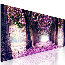 Artgeist Tableau - Automne calme en violet [135x45]