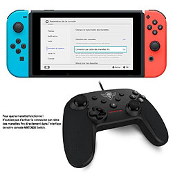 Manette PRO Nintendo Switch Filaire SPIRIT OF GAMER Switch pas cher Cadeau de noël.