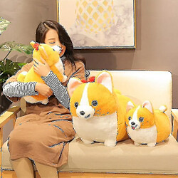 Universal Peluche mignonne pour chien Corgi, remplie d'oreiller de dessin animé d'animaux souples pas cher