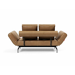 Acheter Inside 75 Canapé design GHIA LASER convertible lit 210*80 cm tissu Faunal Marron