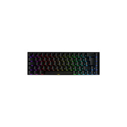 Clavier Gaming Azerty sans fil mécanique Deltaco DK440R Rouge