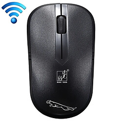 Wewoo Souris sans fil noir pour Ordinateur Portable, PC, Distance Sans Fil: 15m 2.4GHz 1600 DPI Professionnel Sans Optique Commerciale Mute Silent Click Mini Silencieux