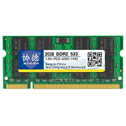 Wewoo Mémoire vive RAM DDR2 533 MHz 2 Go Module de à compatibilité totale avec ordinateur portable