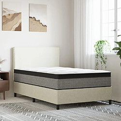 vidaXL Matelas à ressorts ensachés moyen plus 100x200 cm