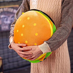 Universal Creative Burger Plux Toy Soft Redded Plux Cushion Oreiller mignon Hamburger Pillow (30 cm)