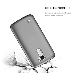 Acheter Cadorabo Coque LG K10 2016 Etui en Gris