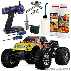 Pack Complet Monster Truck Thermique Thwarter BK 4x4 avec carburant modelisme et Starter Kit