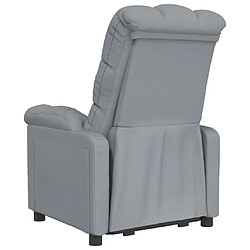 Acheter vidaXL Fauteuil inclinable Gris clair Tissu