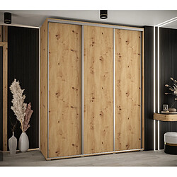 Abiks Meble Armoire DAVOS 1 À Portes Coulissantes 235,2/190/60 3 Portes