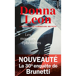 Une enquête du commissaire Brunetti. Les masques éphémères - Occasion