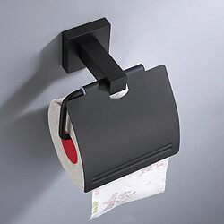 Universal Espace Aluminium Toilette Rouleau Porte-papier Noir Cuisine Tour Porte-papier Self-Service Mur Organisation Porte-toilette Décoration | Porte-papiers (Noir)