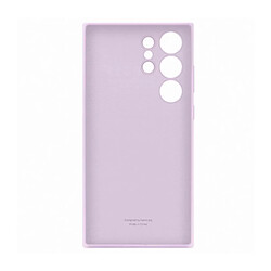 Coque en silicone pour Samsung Galaxy S23 Ultra 5G Lilas