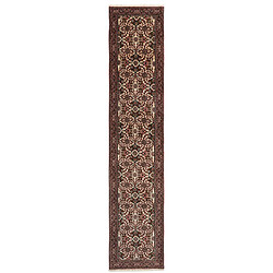 Vidal Tapis de couloir en laine 400x82 beige Bidjar