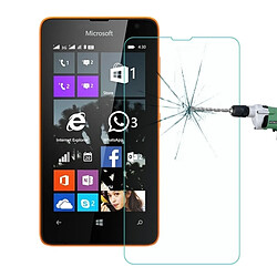 Wewoo Verre trempé pour Microsoft Lumia 430 0.26mm 9 H + Film de anti-déflagrant 2.5D de dureté de surface