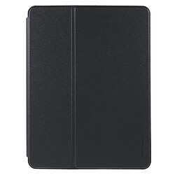 Etui en PU X-LEVEL texture litchi, fonction d'éveil/veille automatique avec porte-stylo noir pour votre iPad 9.7-pouces(2017)/(2018)/Air (2013)/Air 2/Pro 9.7 pouces (2016)