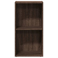 Avis vidaXL Bibliothèque chêne marron 40x30x77 cm bois d'ingénierie