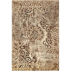 Vidal Tapis de laine 297x195 beige Vintage Royal pas cher