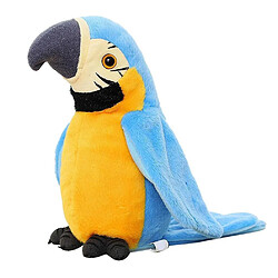 Avis Universal Conversation électrique perroquet peluche peluche oiseau jouet (bleu)