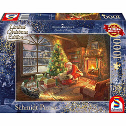 Schmidt Puzzle 1000 pièces : Passage du Père Noël, Edition limitée