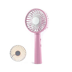 Mini Ventilateur de Refroidissement de Refroidisseur d'Air Léger à 2 Vitesses à Chargement USB Pliable Portable - Rose