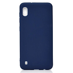 Wewoo Coque Souple Pour Galaxy A10 Candy Color TPU Case Bleu