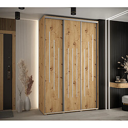 Abiks Meble Armoire DAVOS 8 À Portes Coulissantes 235,2/150/45 3 Portes