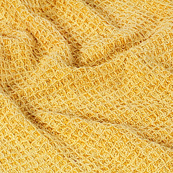 Acheter vidaXL Couverture en coton 220 x 250 cm Jaune moutarde