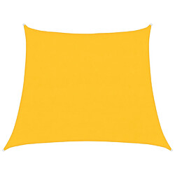 vidaXL Voile d'ombrage 160 g/m² Jaune 3/4x3 m PEHD