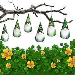 Universal 6pcs St Patricks Day décor des poupées sans visage.