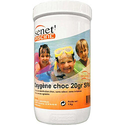 Senet'Piscine Oxygène actif pour SPA 1 Kg - Antibactérien, virus et champignon