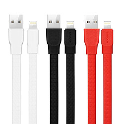 Wewoo Câble blanc pour iPhone X, 8, 7 et 7 Plus, 6 6s, 6 Plus 6s Plus, 5 5S 5C, iPad Air, mini L127 1.2m 2.4A Lightning vers USB Data Cable de synchronisation de données, pas cher