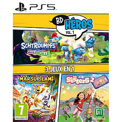 Microids Pack Bd Heros Vol.1 ( Les Schtroumpfs Mission Malfeuille Sisters 2 Marsupilami