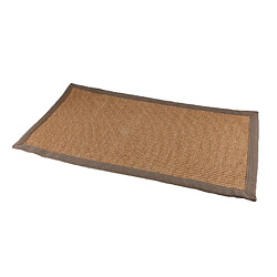 Tapis Sisal Runners Collection Fiber Naturel Tapis C Red Edge 40x80cm