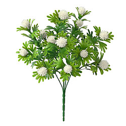 Fleurs Artificielles Bureau Faux Fleurs Arrangement Bouquet Pour Home Office Blanc