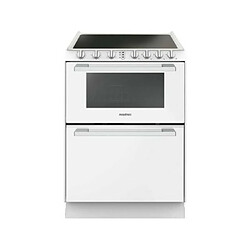 Avis Cuisinière vitrocéramique 38l 4 feux blanc + lave-vaisselle - trv60nrb/1 - ROSIERES