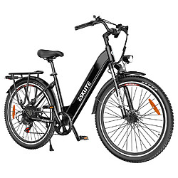 Vélo électrique ESKUTE ES-28-LJ, moteur 250 W, batterie 36 V 20 Ah, 28 x 1,75' Pneus, vitesse maximale de 25 km/h, autonomie de 120 km, SHIMANO 7 vitesses- Noir