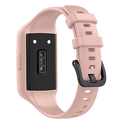 Avizar Bracelet pour Huawei Band 7 / 6 Pro / 6 / Honor Band 6 Silicone Souple Rose