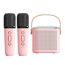 Yonis Microphone Bluetooth Portable Étanche Rose