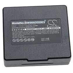 vhbw batterie compatible avec Hetronic 68300600, 68300900, 68300940, 68300990, CS 434, HET300 télécommande remote control (2500mAh, 3.6V, NiMH)