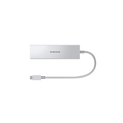 Adaptateur multiport gris 5en1 cable 20cm USB Type-C USB Type-A(3.0), Gigabit Ethernet, HDMI, Power Supply(Type-C) SAMSUNG - EE-P5400USEGEU