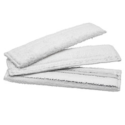 vhbw Lot de 3 Lingettes (1x tampon pour carreaux, 2x tampon pour parquet) comme Thomas 787204