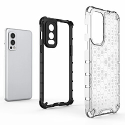 Coque en TPU motif nid d'abeille, antichoc, hybride transparent pour votre OnePlus Nord 2 5G