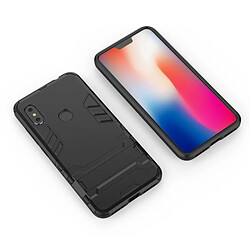 Wewoo Coque TPU antichoc pour Xiaomi Redmi Note 6, avec support (Noir)