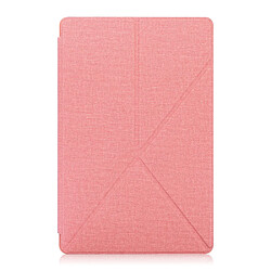 Etui en PU avec support origami avec aimant puissant rose pour votre Samsung Galaxy Tab A7 10.4 (2020) T500