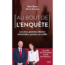 Au bout de l'enquête : les plus grandes affaires criminelles passées au crible - Occasion