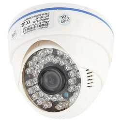 Wewoo Caméra Dôme CMOS 420TVL 3.6mm Objectif ABS Couleur Infrarouge avec 36 LED, IR Distance: 20m