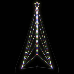 vidaXL Guirlande de sapin de Noël 615 LED colorées 400 cm